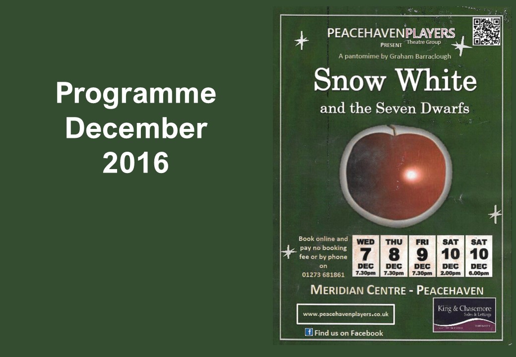 Programme:Snow White and the Seven Dwarfs 2016